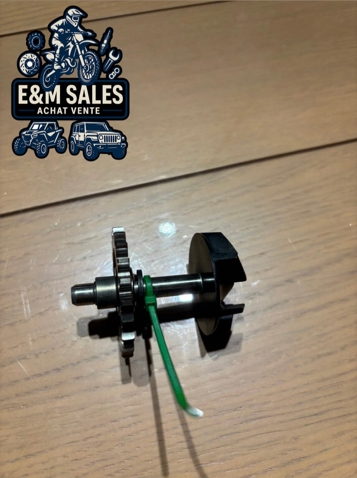 Axe, hélice et pignon de pompe a eau 125 YZ 2005-2021