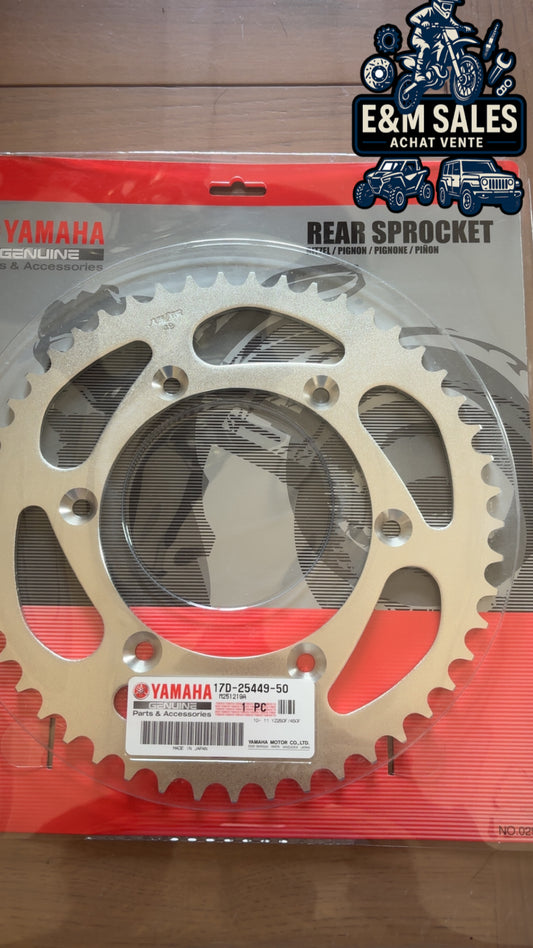 Couronne neuve 125 250 450 yz / yzf