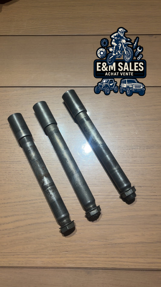 Lot de 3 Axes de roues avant 450 YZF 250 YZF 22 mm