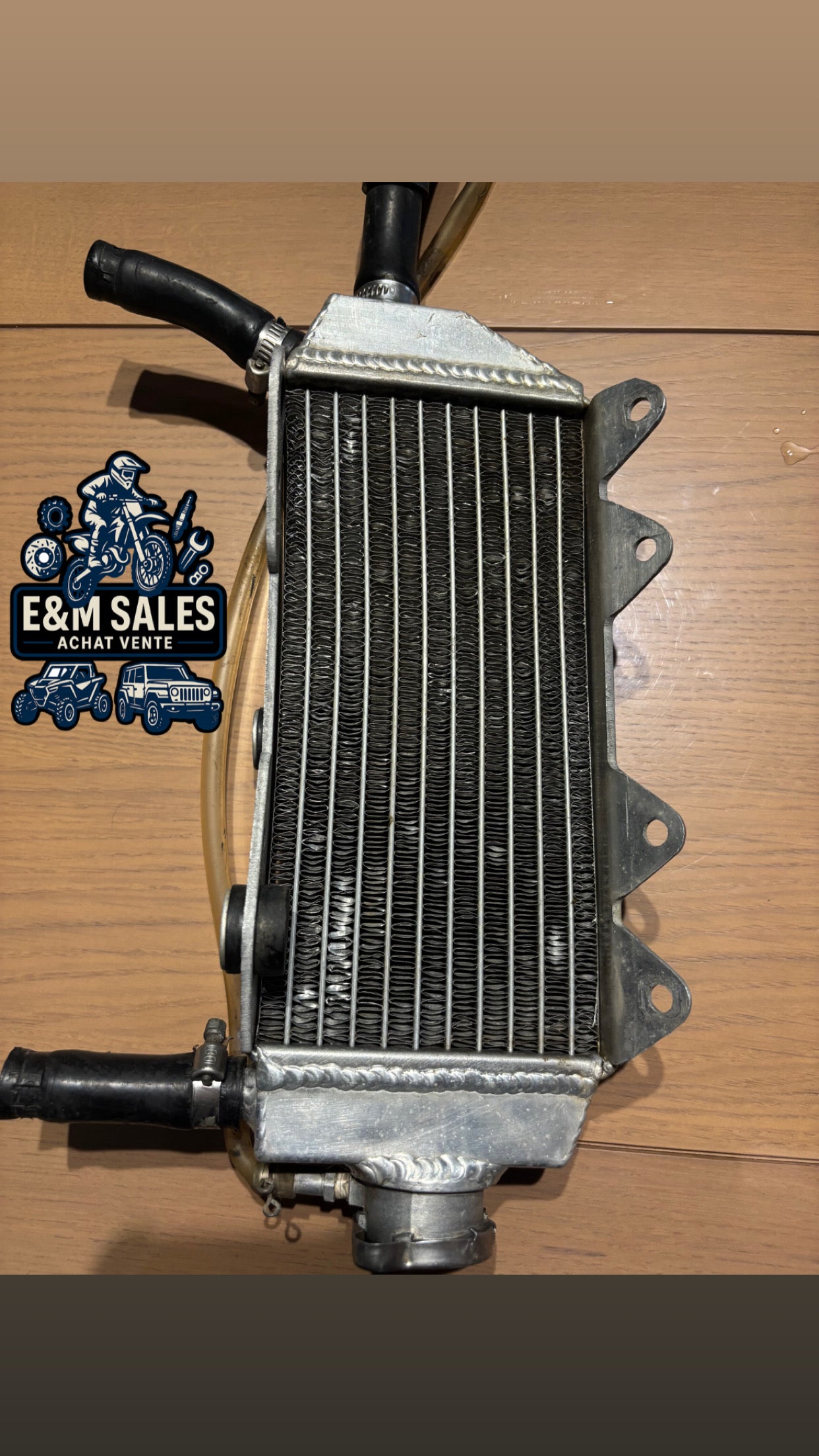 Radiateurs gros volumes 125 YZ 2005-2026