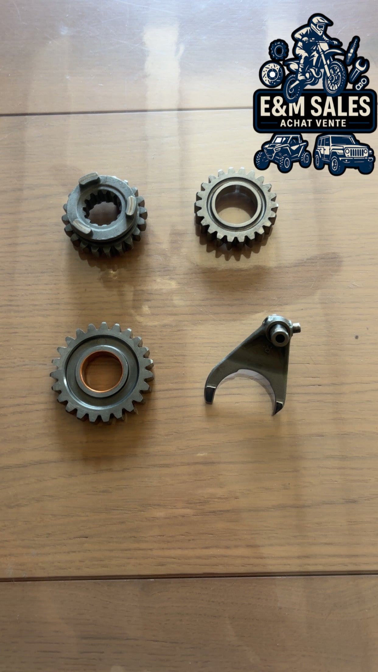 Pignons et fourchette 250 YZ 2005-2026