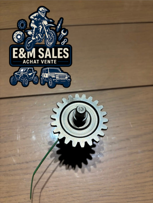 Axe, hélice et pignon de pompe a eau 125 YZ 2005-2021