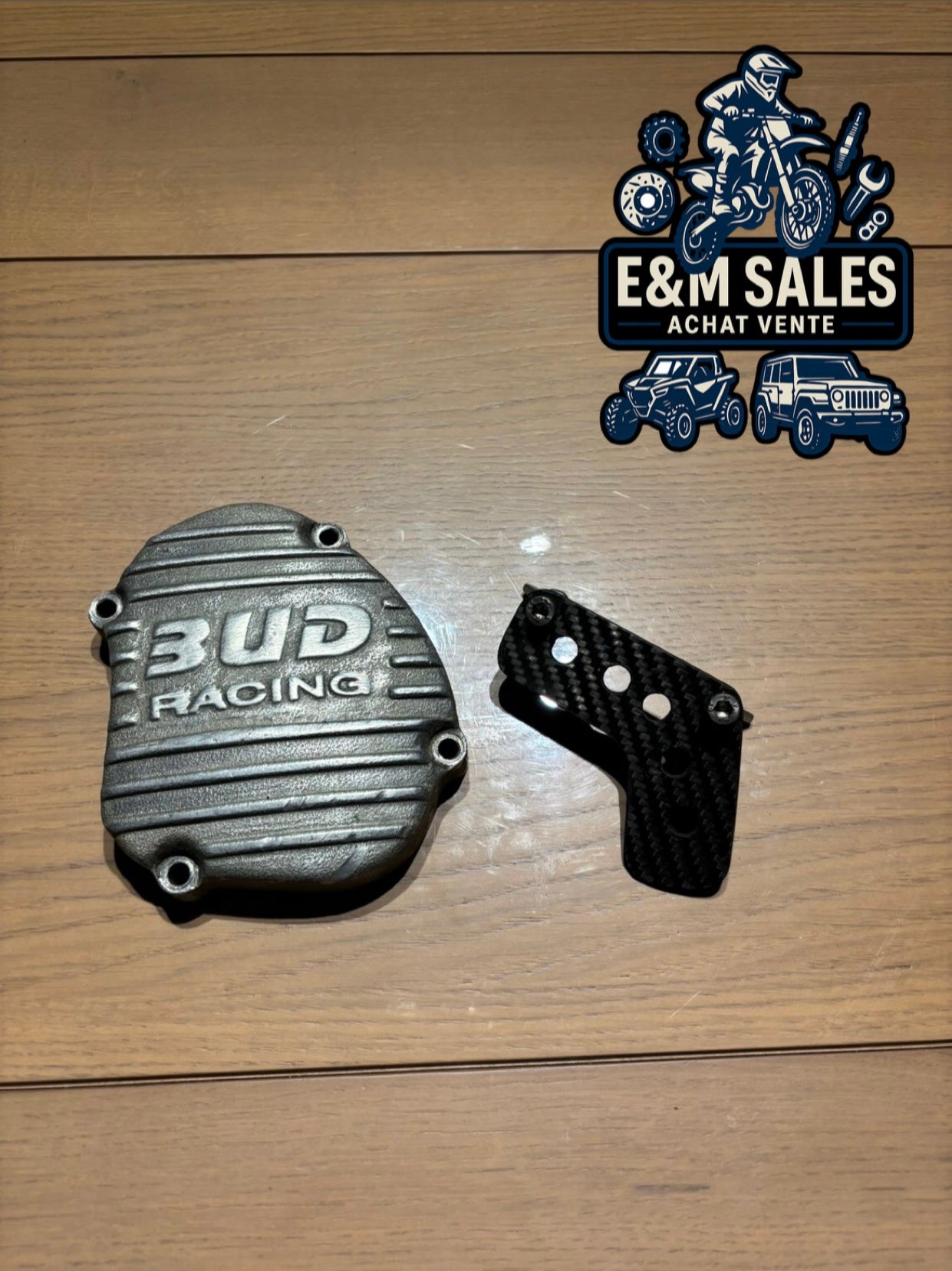 Carter d'allumage BUD RACING + protège pignon 125 YZ 2005-2021